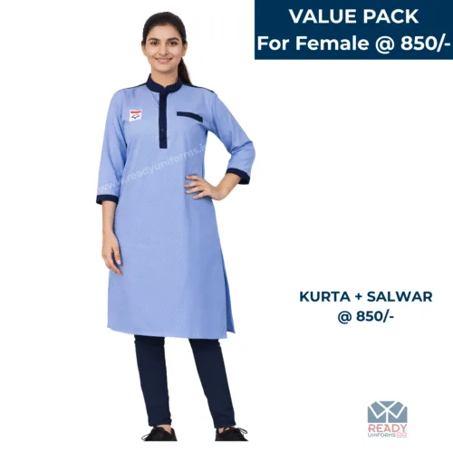 HPCL CSA UNIFORM – FEMALE – VALUE PACK (Kurta + Salwar)