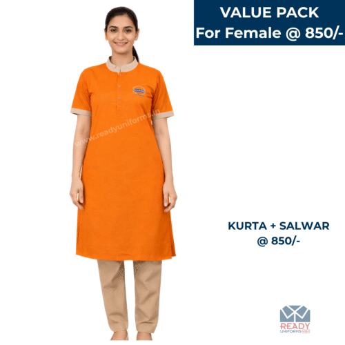 IOCL CA UNIFORM – FEMALE – VALUE PACK (Kurta + Salwar)
